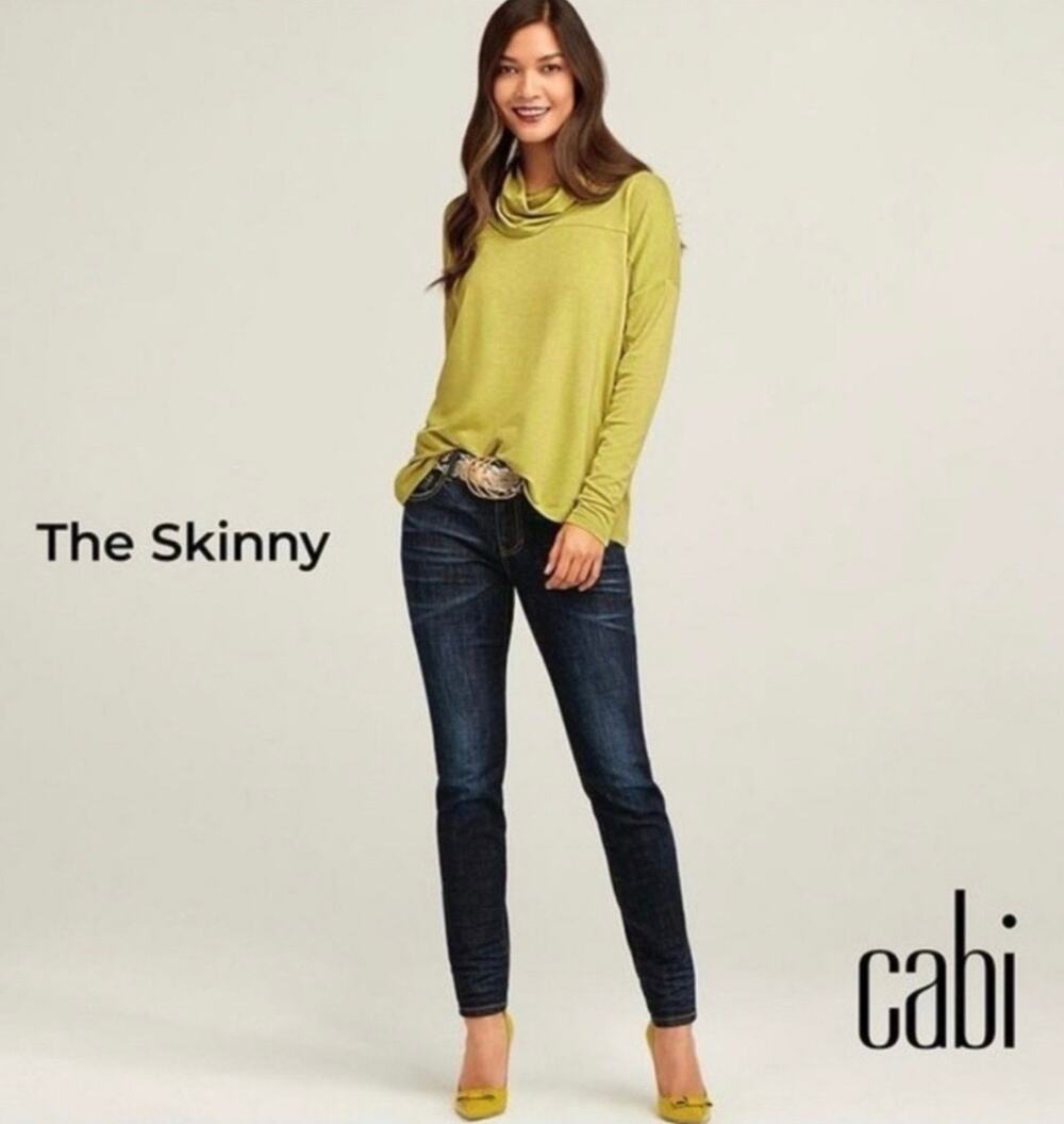 CAbi #4150 The Skinny Jeans – Dark Indigo – Size 14